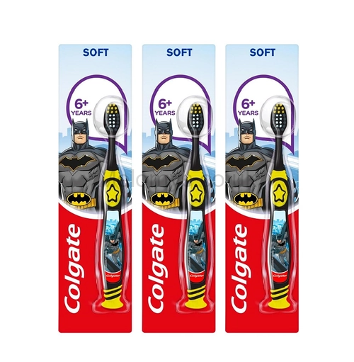 Picture of Colgate Kids Batman Toothbrush 6+ Years - Pack of 3