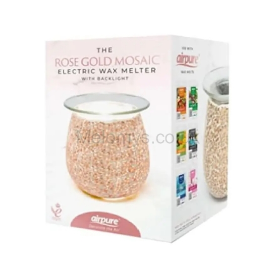 Picture of AirPure Mosaic Electric Wax Melter Rose Gold 