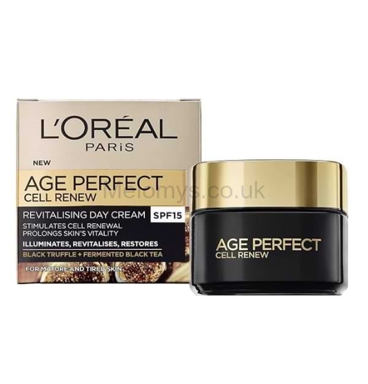 Picture of L'Oreal Paris Age Perfect Cell Renew Revitalising Day Cream SPF15 50ML